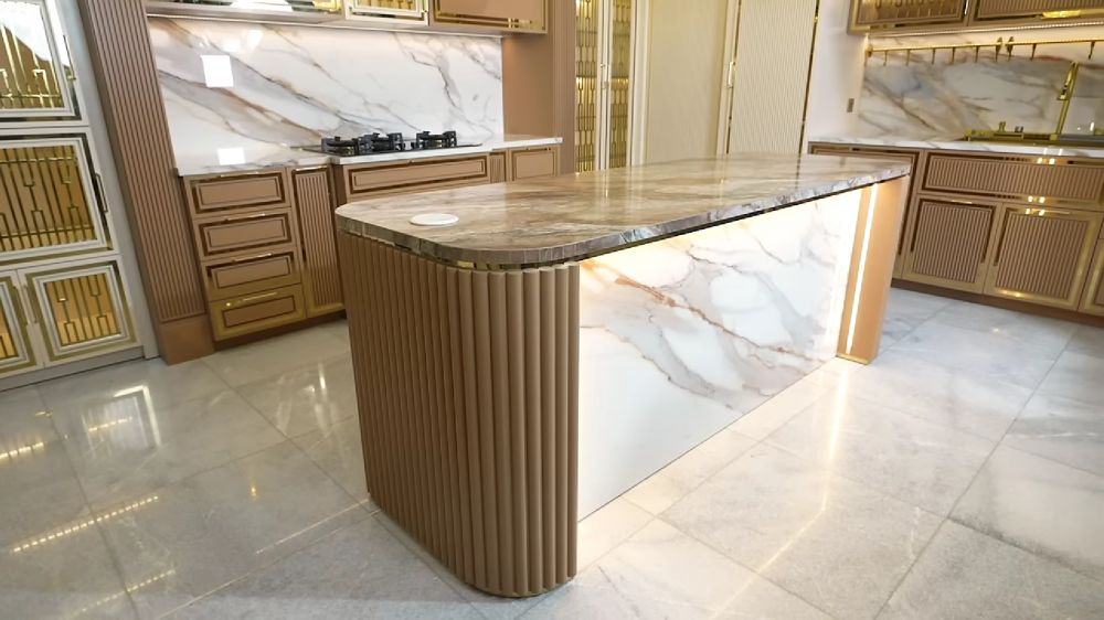 11 Potret dapur baru Tasyi Athasyia desain dan fasilitasnya mewah, serba touch screen