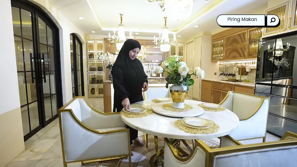 11 Potret dapur baru Tasyi Athasyia desain dan fasilitasnya mewah, serba touch screen
