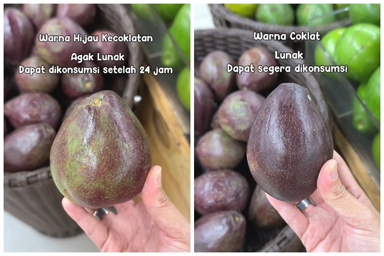 Warna kulit alpukat bisa jadi kode rahasia buat tahu matang atau nggaknya, intip trik jitu wanita ini