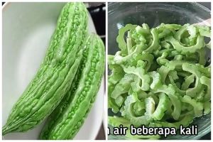 Ternyata nggak butuh garam atau cuka, kini ada trik cepat bikin pare nggak pahit dalam 3 menit