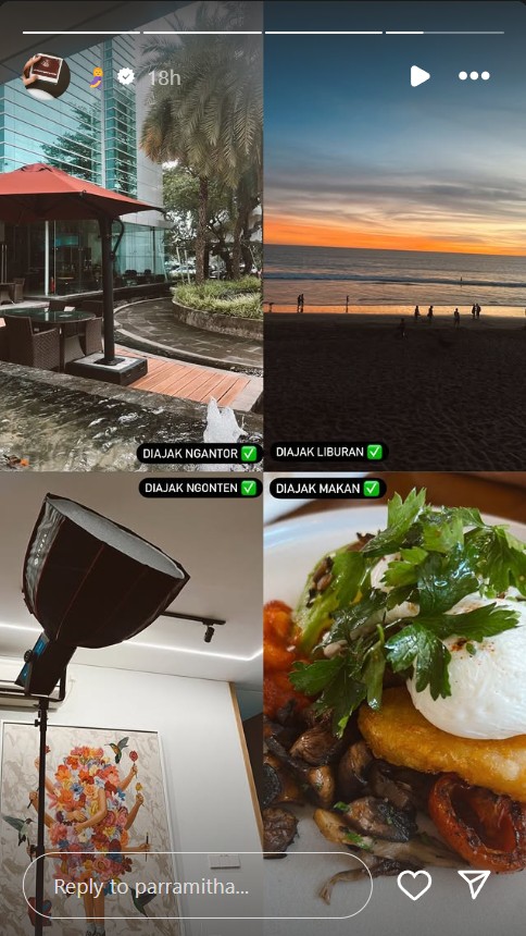 Liburan ke pantai, intip 9 momen bahagia Dewi Paramita pamer kehamilan anak pertama