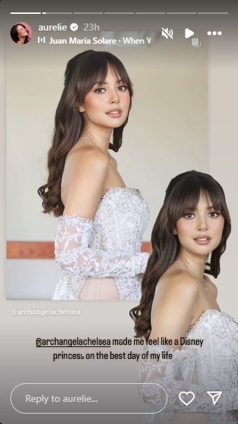 Selang 4 bulan ijab nikah, Aurelie Moeremans & Tyler Bigenho gelar resepsi yang intimate, 9 potretnya