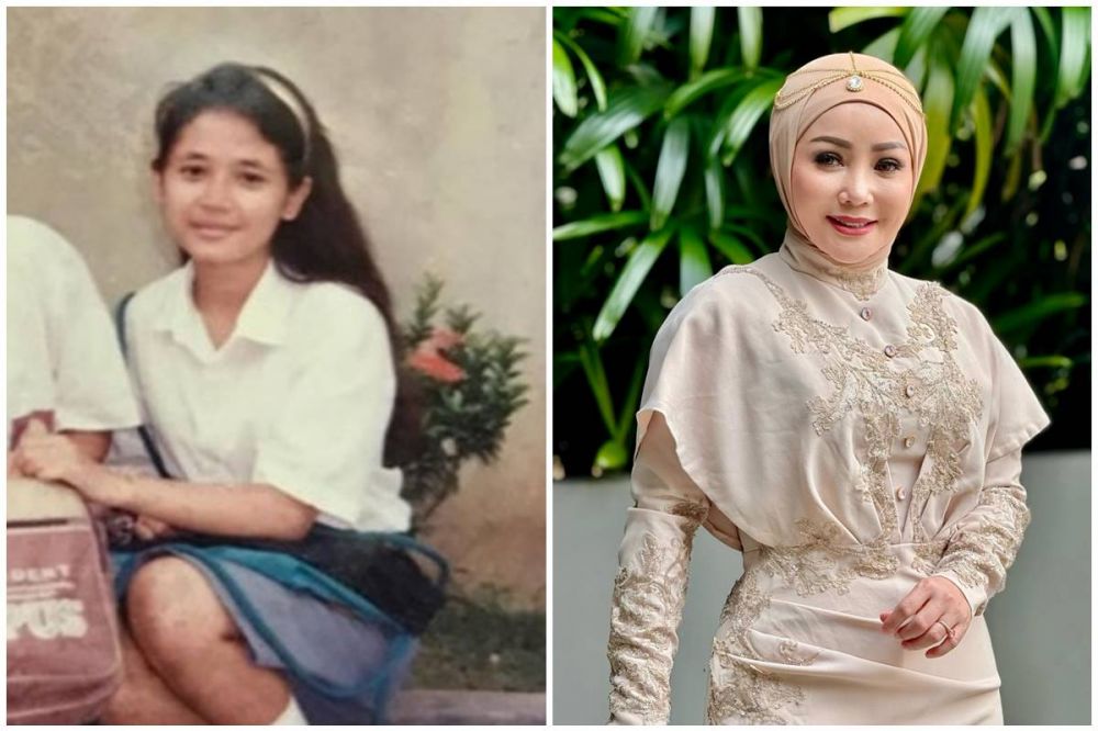 Potret masa SMA vs sekarang 11 pedangdut Tanah Air, Happy Asmara glowing imutnya konsisten