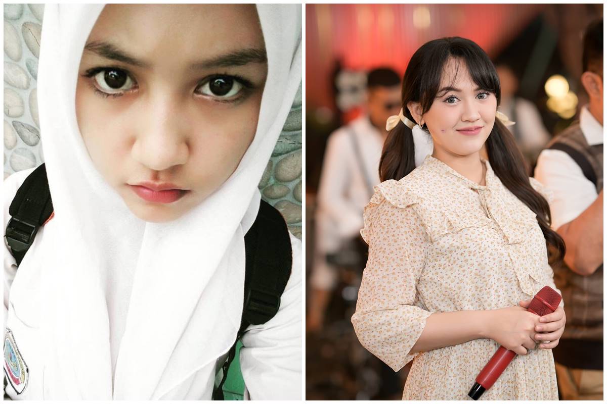 Potret masa SMA vs sekarang 11 pedangdut Tanah Air, Happy Asmara glowing imutnya konsisten