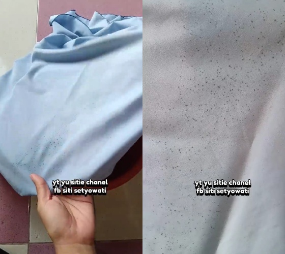 Jilbab jamuran sekarang bisa kembali kinclong, ternyata triknya pakai tambahan 1 bahan dapur