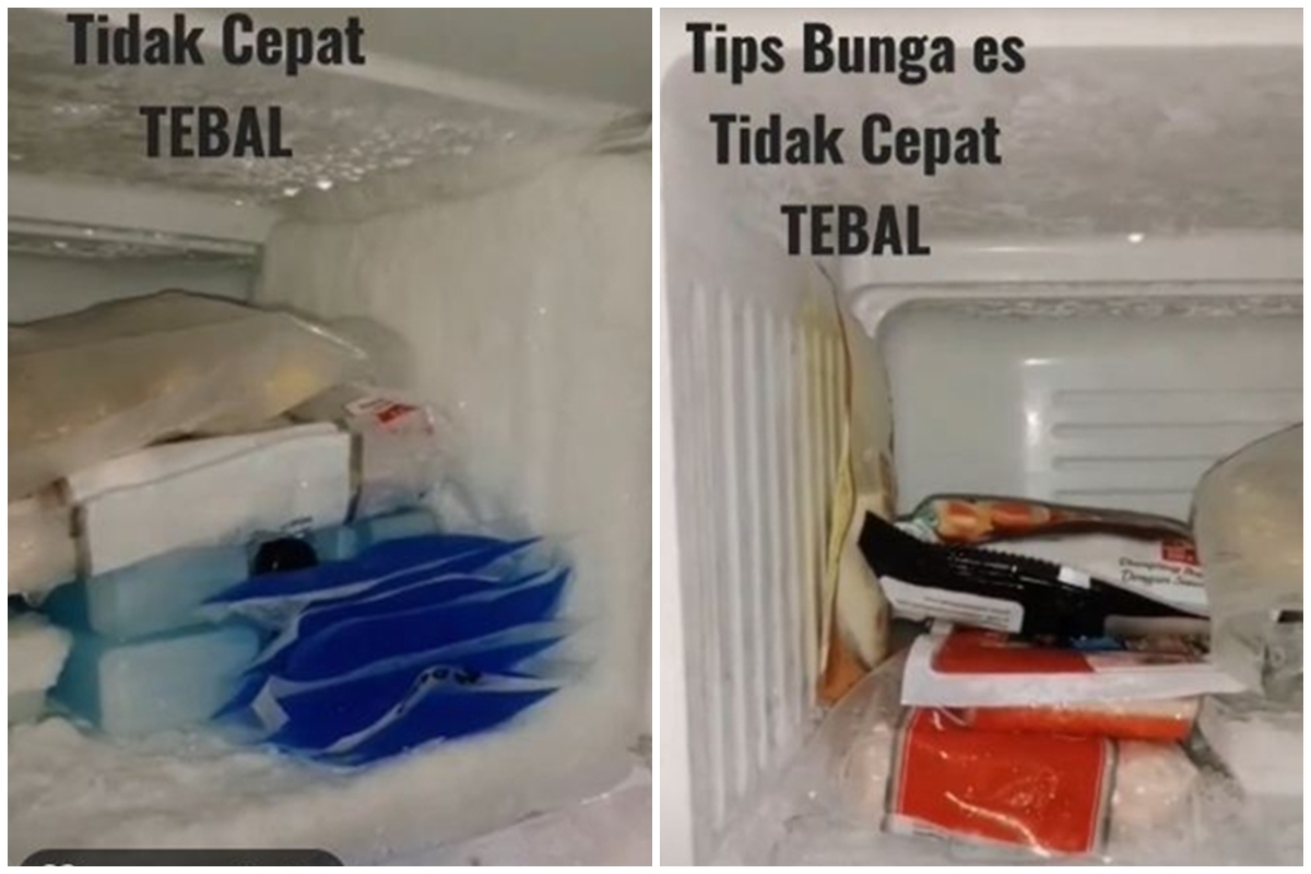 Tak perlu dilapisi plastik, ini trik agar bunga es tidak menumpuk di freezer