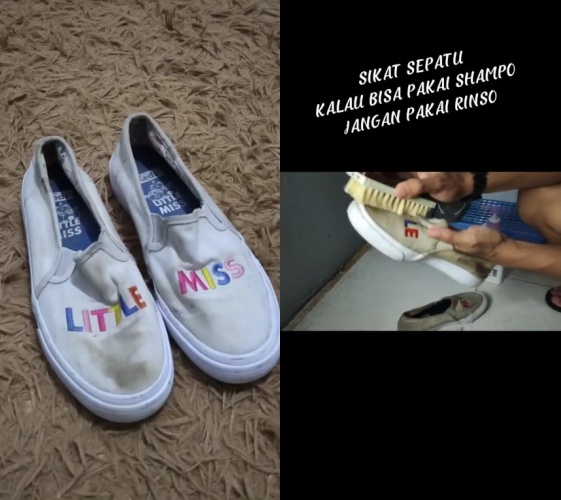 Jangan dicuci pakai detergen, ini cara hilangkan noda membandel di sepatu kanvas pakai 1 pembersih