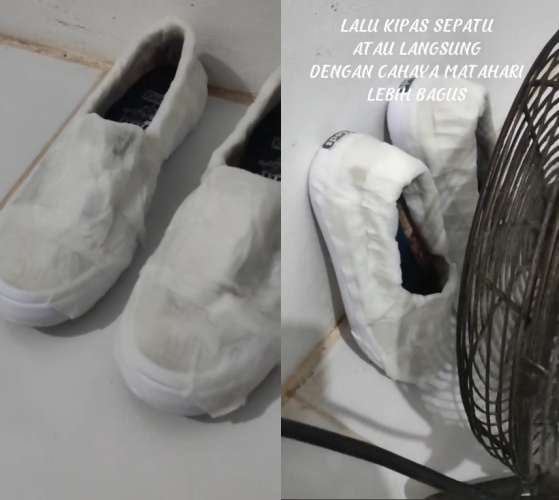 Jangan dicuci pakai detergen, ini cara hilangkan noda membandel di sepatu kanvas pakai 1 pembersih