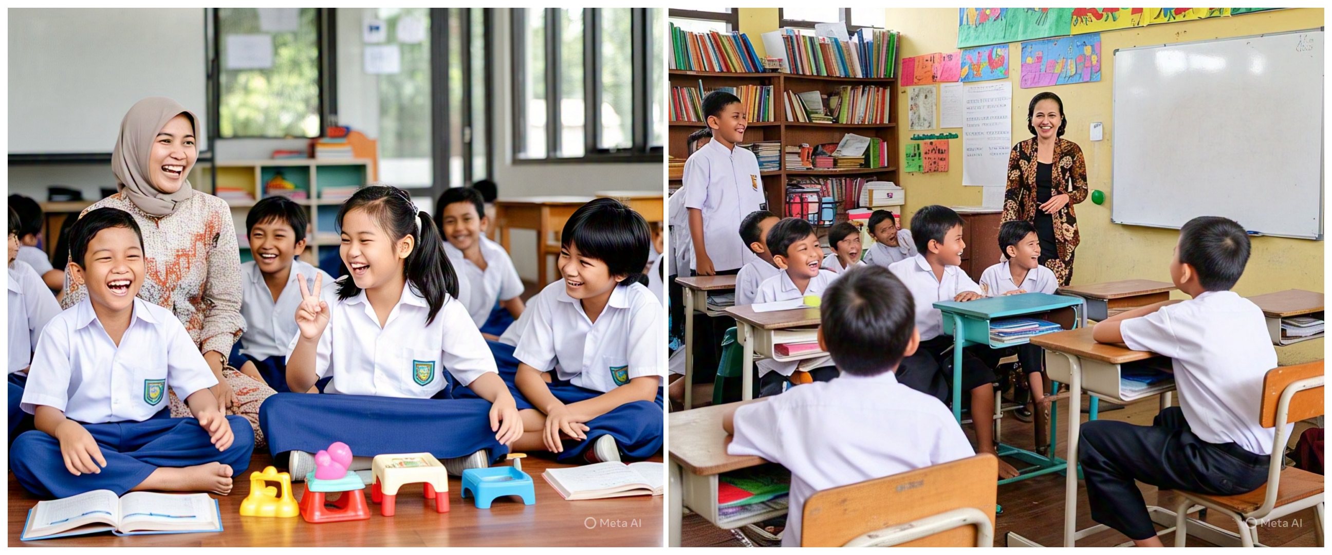 40 Pantun berbalas anak SD yang bikin ngakak, cocok untuk permainan di kelas