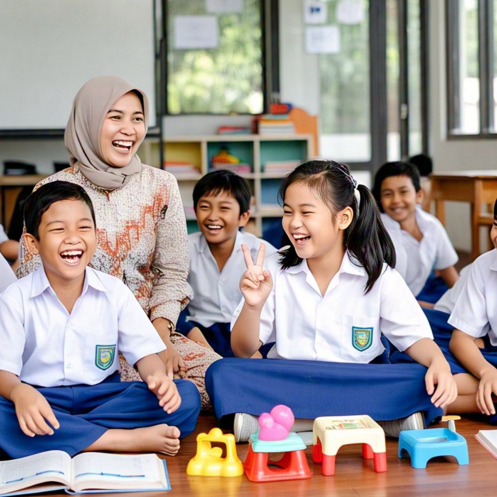 40 Pantun berbalas anak SD yang bikin ngakak, cocok untuk permainan di kelas