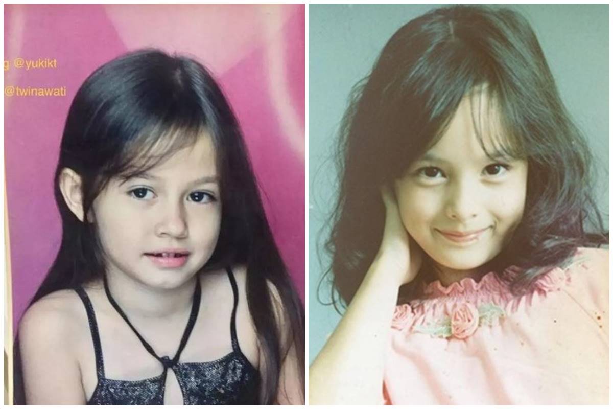 Gaya pemotretan 11 seleb saat kecil ini posenya gemes abis, potongan rambutnya mencuri perhatian