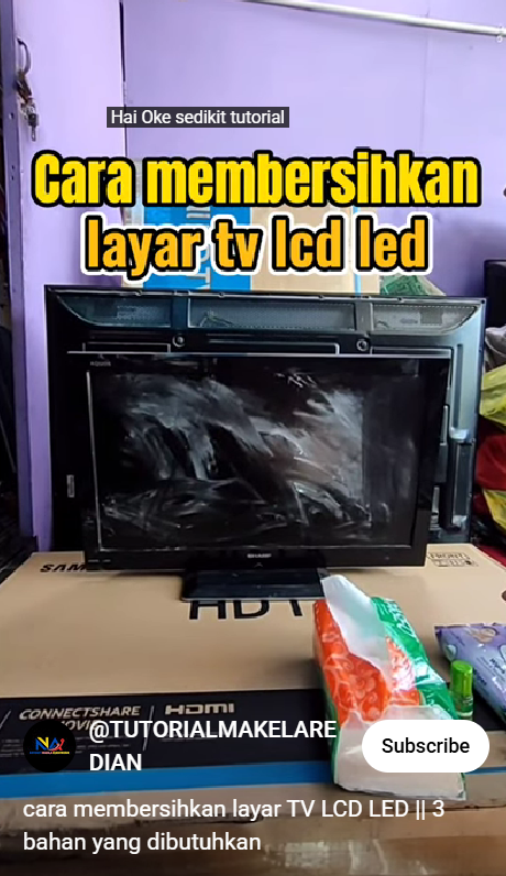 Tak perlu cemas, trik membersihkan layar kaca TV sekarang cuma pakai 1 bahan sederhana