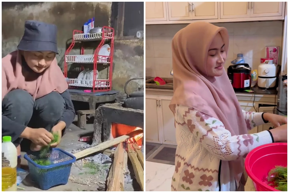 Dulu dapurnya beralaskan tanah, 9 potret dapur baru Novi Listiana ini jadi mewah bernuansa putih