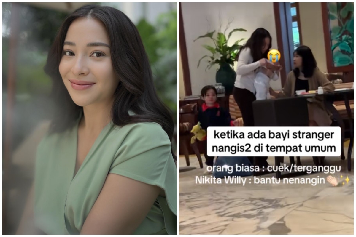 Nikita Willy bantu tenangkan bayi orang tantrum di restoran, sikapnya bisa jadi panutan