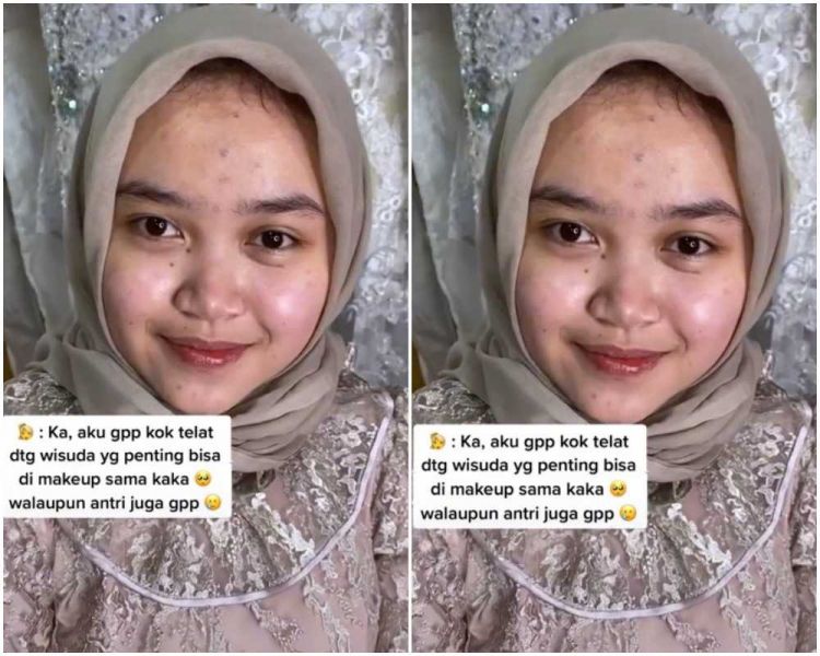 Cantiknya manglingi bak pengantin, wanita ini dirias makeup impian ala Barbie untuk wisudanya