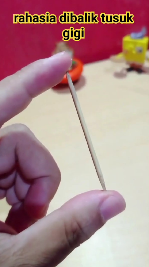 Jangan dibuang dulu, sekarang tusuk gigi bisa dibikin jadi alarm motor, begini triknya