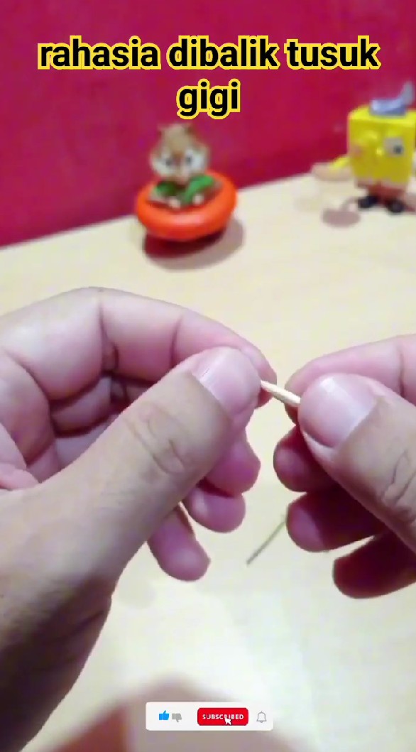 Jangan dibuang dulu, sekarang tusuk gigi bisa dibikin jadi alarm motor, begini triknya