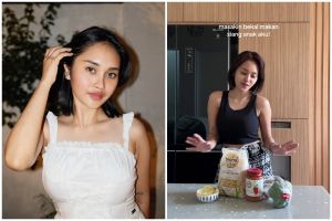 Rumah barunya bersebelahan dengan Farida Nurhan, 9 potret dapur Permesta Dhyaz simpel tetap estetik