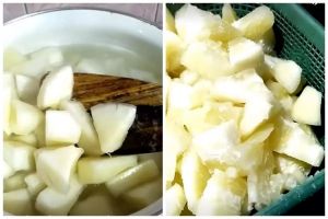 Akhirnya nggak perlu buang gas, ini cara rebus singkong cepat empuk 5 menit saja