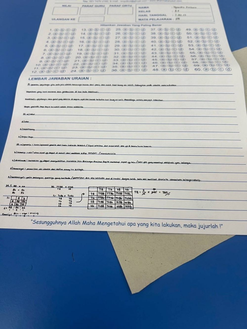 Viral siswa tulisannya rapi tapi ukurannya kecil minta ampun, bikin yang baca nyerah, ini 11 potretnya