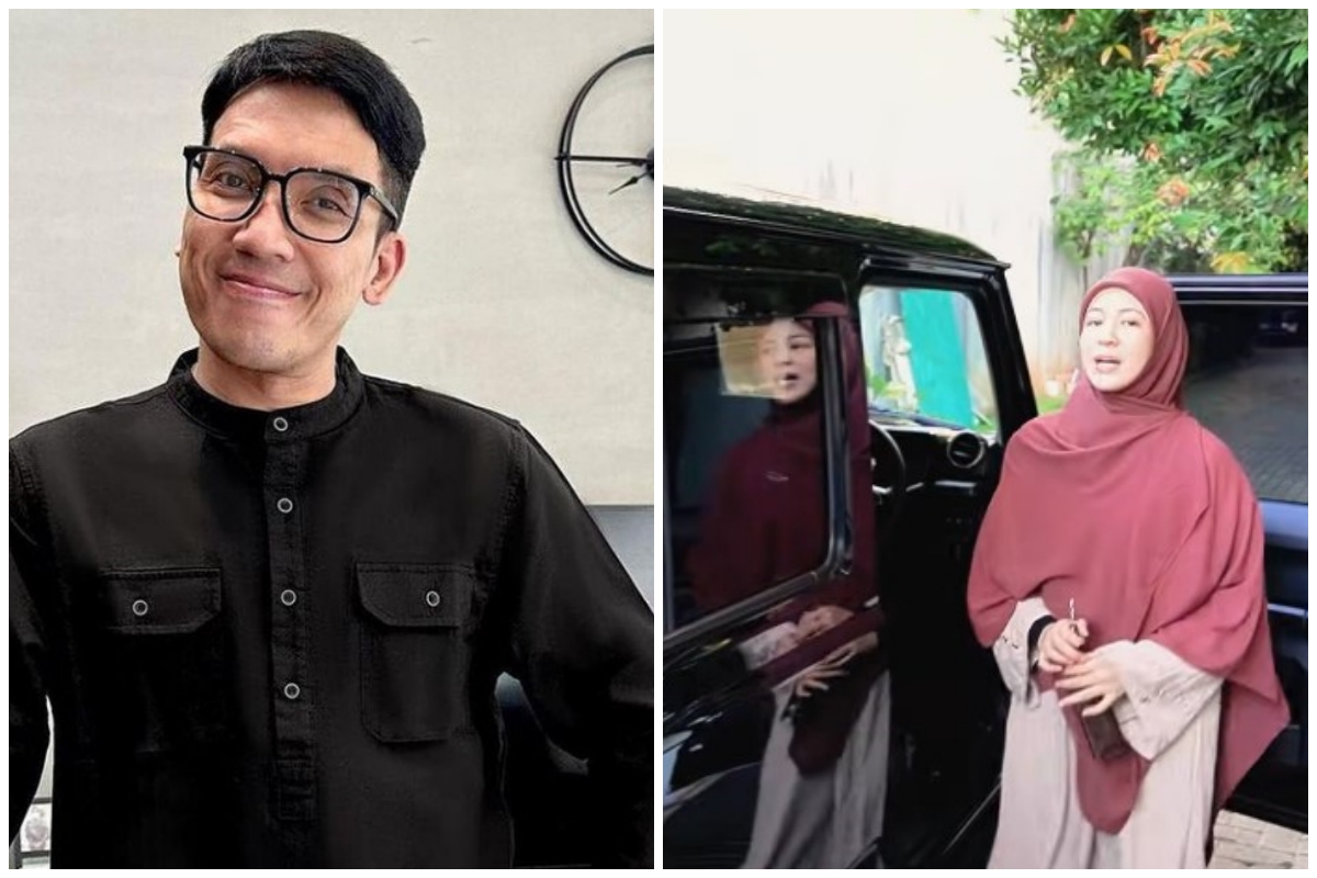Sudah cerai tapi tetap perhatian, ini 9 momen Desta beri kejutan mobil spesial untuk Natasha Rizky