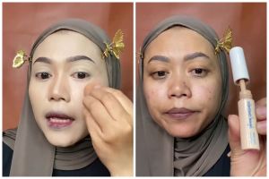 Mulanya punya kantung mata besar, transformasi makeup wanita ini endingnya disebut mirip Lesty Kejora