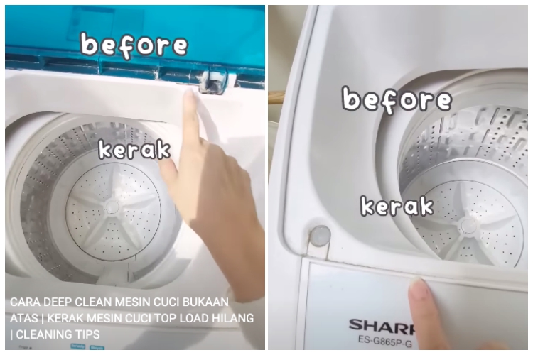  Tidak perlu deep cleaning, kini trik bersihkan kerak di mesin cuci lebih mudah pakai 3 bahan dapur