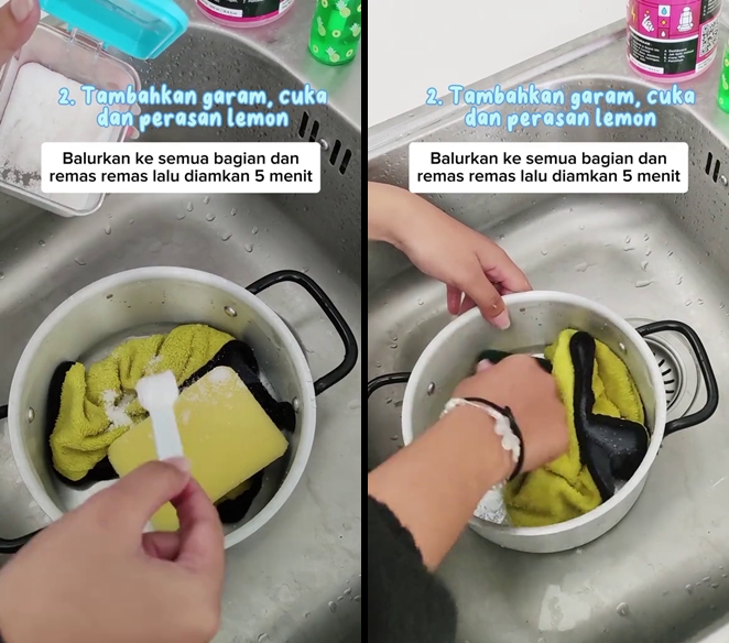 Tak direndam lama, cara bersihkan spons cuci piring agar tak bau sekarang cukup ditambah 1 jenis buah