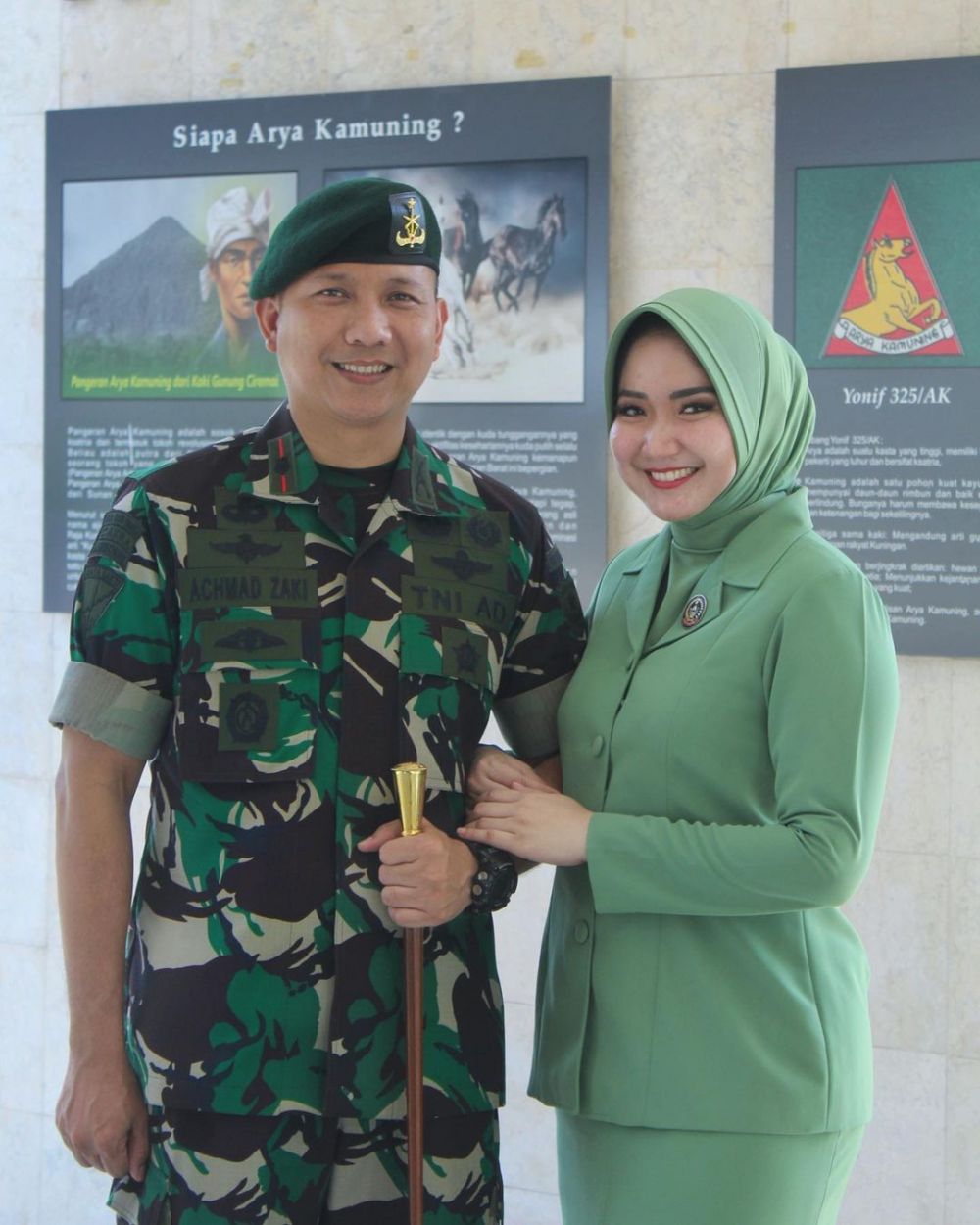 Bocah ini pilih berhenti jadi ratu FTV karena diperistri TNI kini berhijab, intip 11 transformasinya