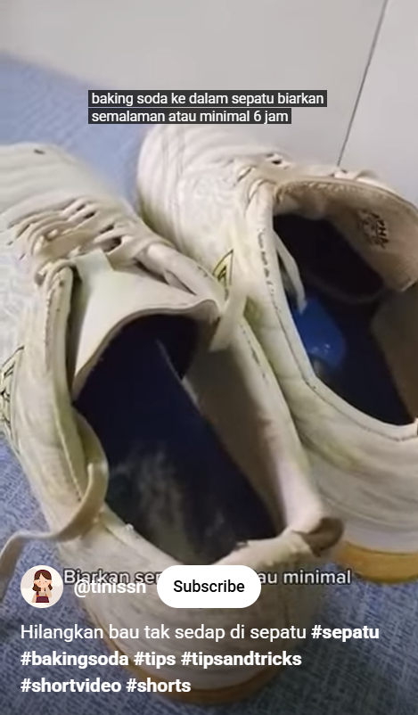 Tanpa dicuci air, trik hilangkan bau tak sedap di sepatu sekarang cuma pakai 1 bahan dapur