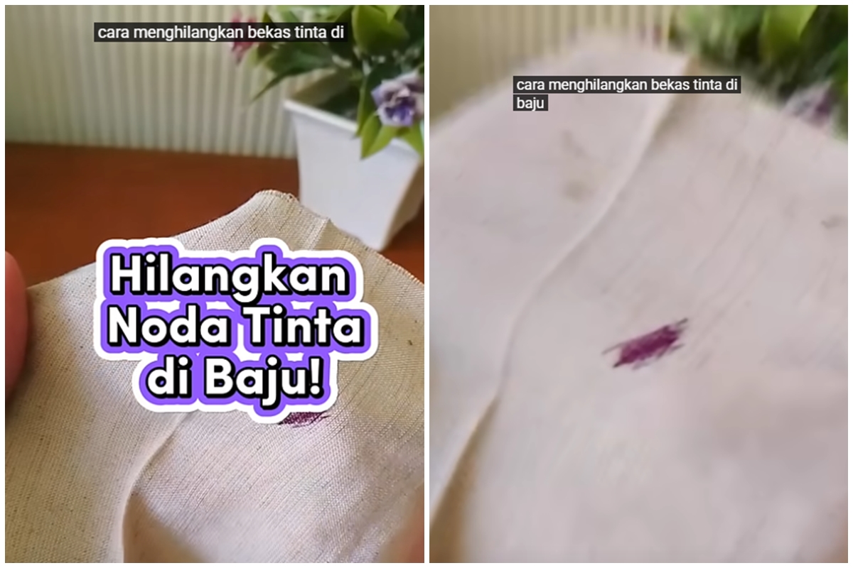 Trik bersihkan noda tinta di pakaian sekarang tak perlu laundry, cuma tambah 1 bahan sederhana