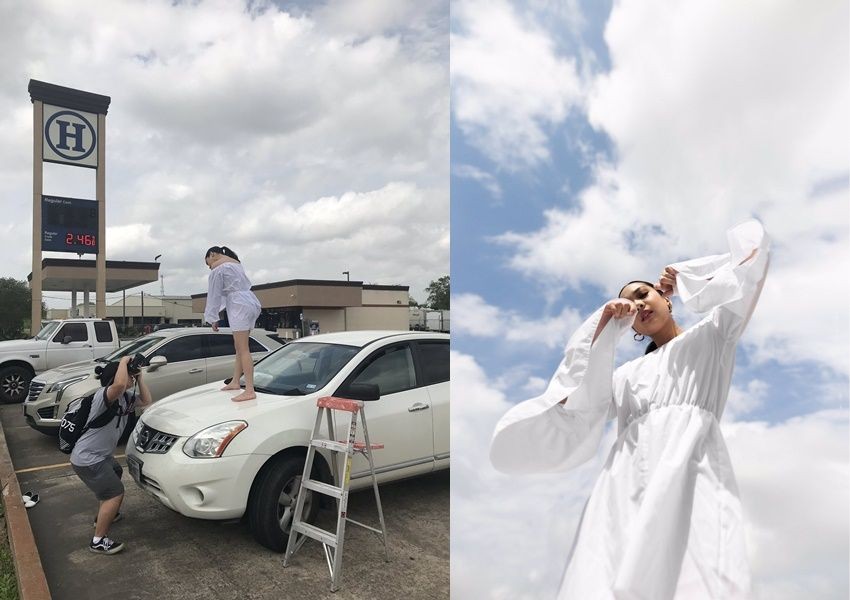 11 Potret kocak behind the scene foto estetik ini bikin susah nahan tawa, effort abis