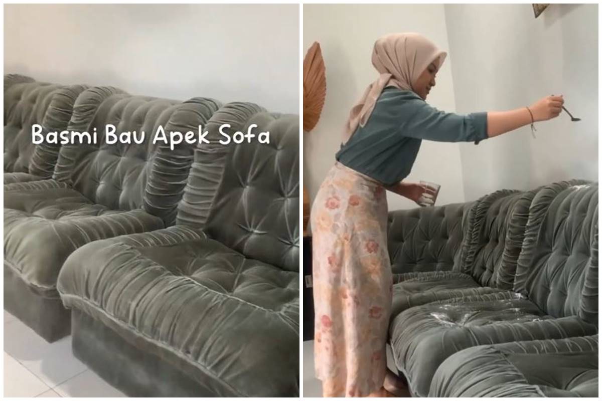 Tak perlu repot dijemur, ini cara hilangkan bau apek pada sofa tanpa ribet cuma pakai 1 bahan makanan