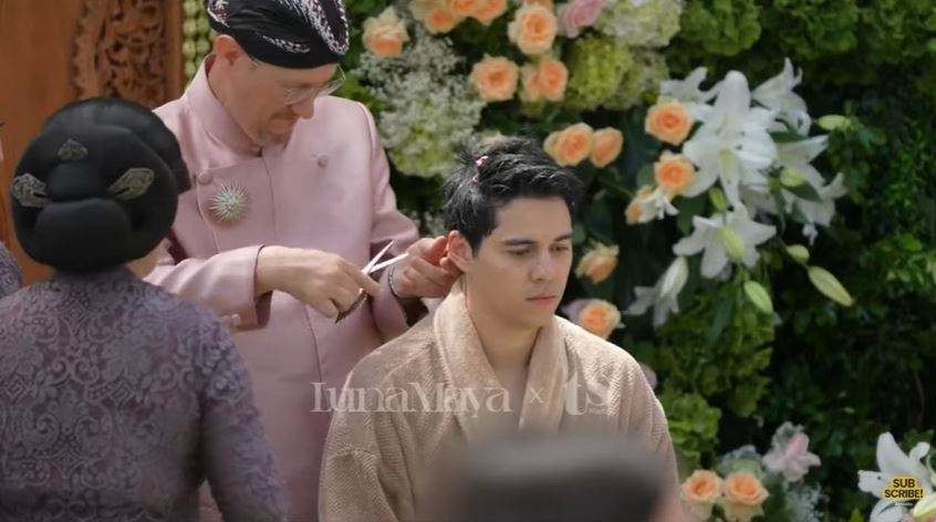11 Momen prosesi siraman Luna Maya dan Maxime Bouttier jelang pernikahan, digelar di satu tempat