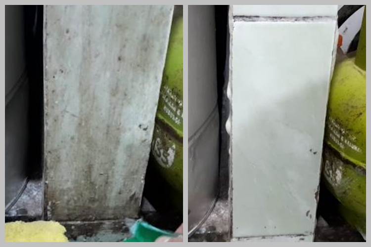 Trik hempas kerak di keramik wastafel cuci piring sekarang lebih mudah dengan bantuan 2 bahan dapur