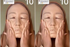 Pakai makeup 10 lapis, potret wanita sebelum dan sesudah dandan ini bikin nggak habis pikir