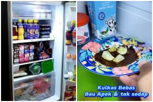 Kulkas bebas bau apek dan tak sedap, triknya kini lebih praktis pakai 3 bahan dapur