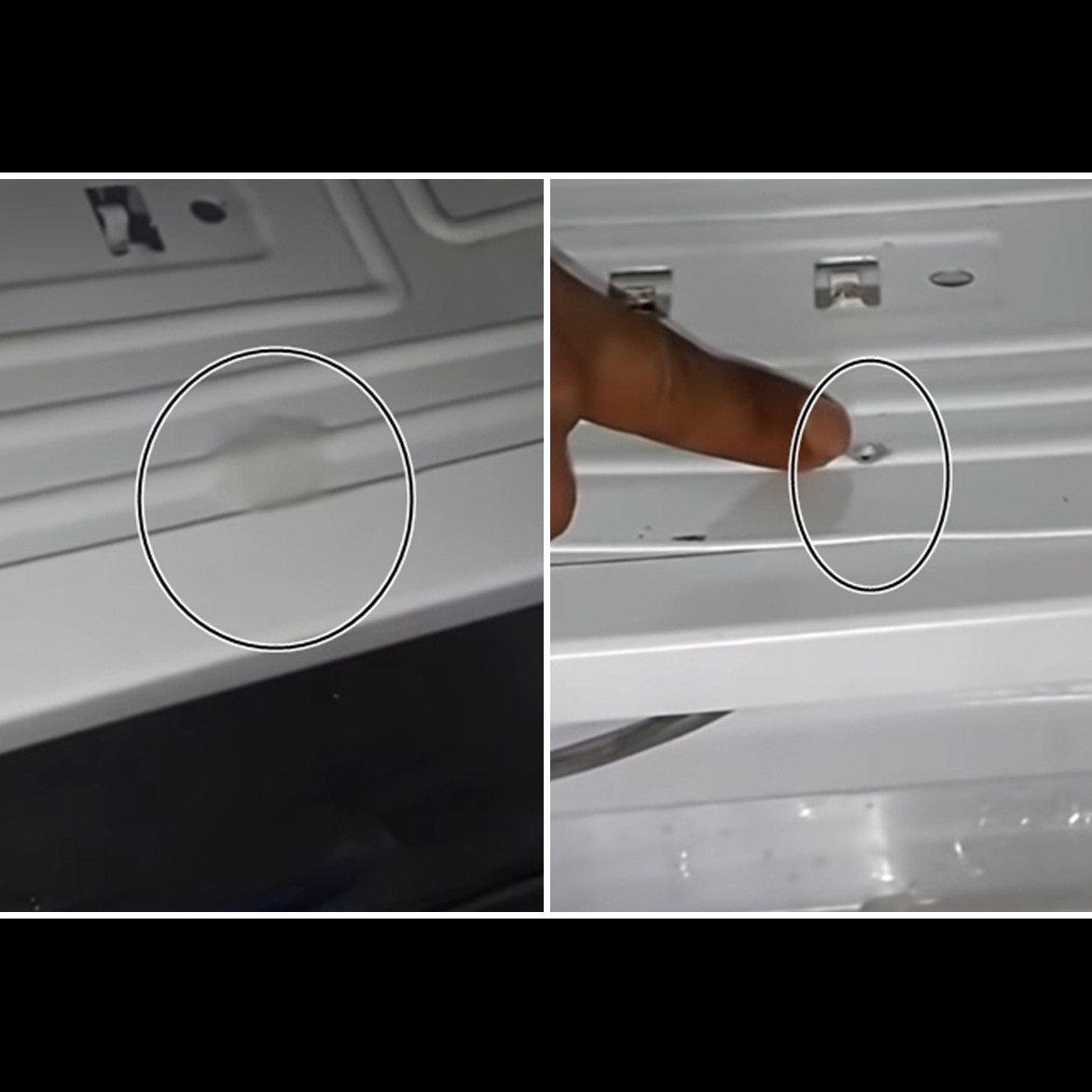 Trik mudah menambal freezer bocor karena kena tajam tanpa dilas