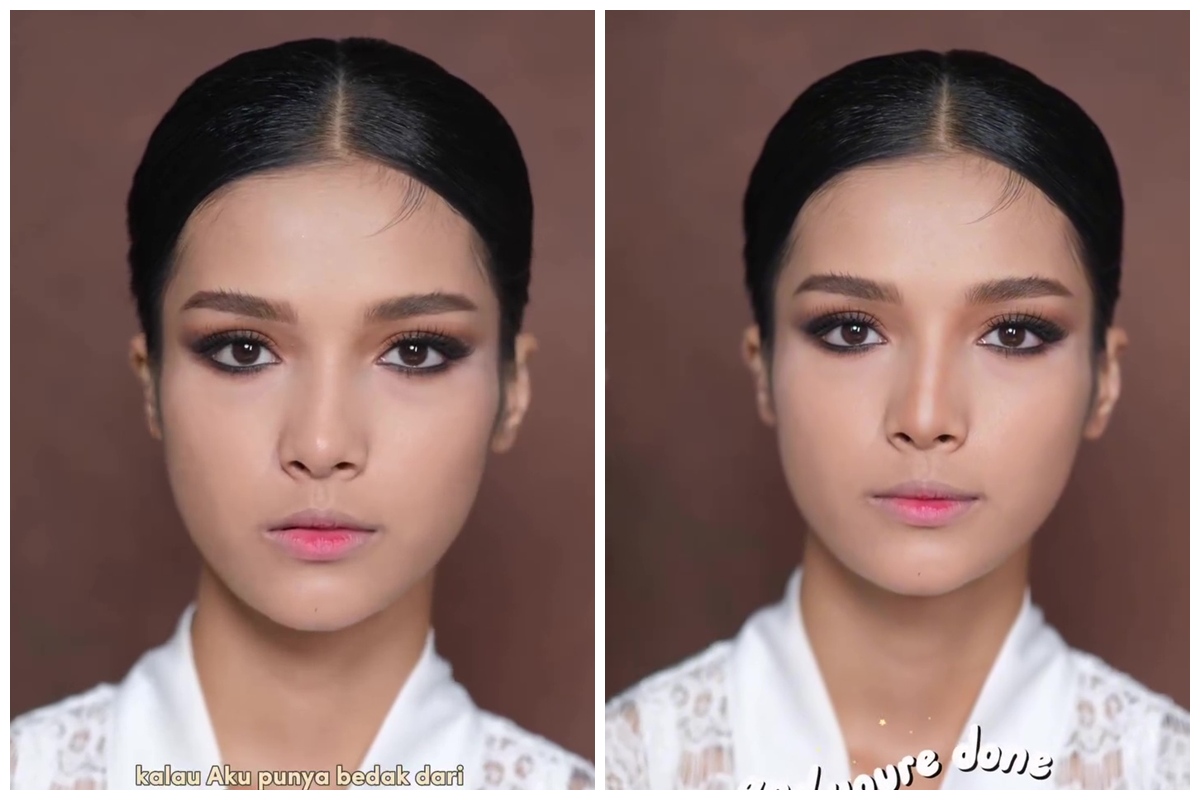 MUA ini bikin hidung mancung cuma pakai bedak, transformasinya bikin geleng-geleng kepala bak dioplas