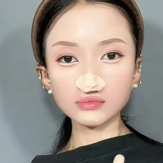 Bermodal hidung palsu, wanita ini recreate makeup ala Lucinta Luna, hasilnya disebut mirip pol