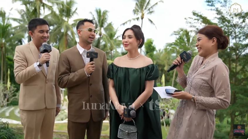 Hanya undang sahabat dekat, ini potret 9 seleb hadiri akad nikah Luna Maya dan Maxime Bouttier