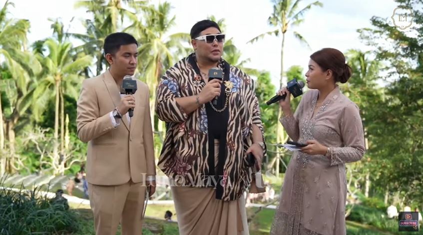 Hanya undang sahabat dekat, ini potret 9 seleb hadiri akad nikah Luna Maya dan Maxime Bouttier