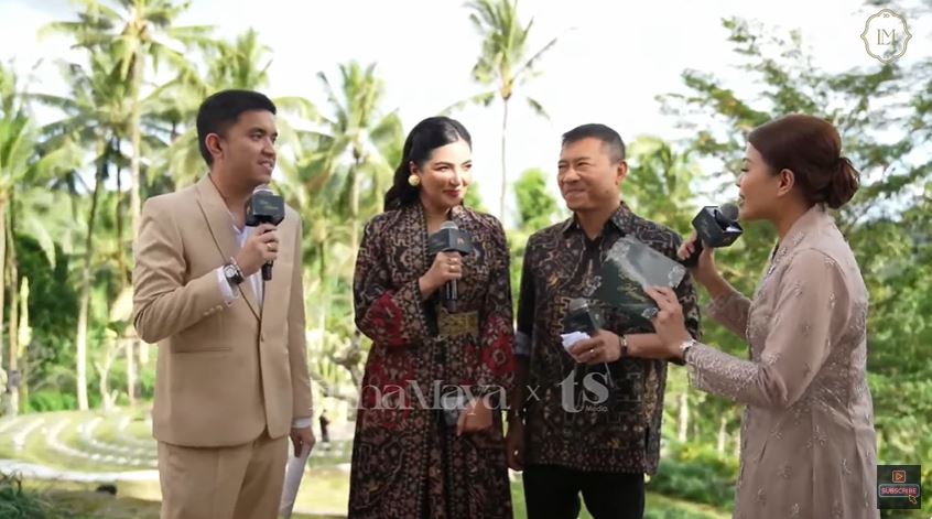 Hanya undang sahabat dekat, ini potret 9 seleb hadiri akad nikah Luna Maya dan Maxime Bouttier