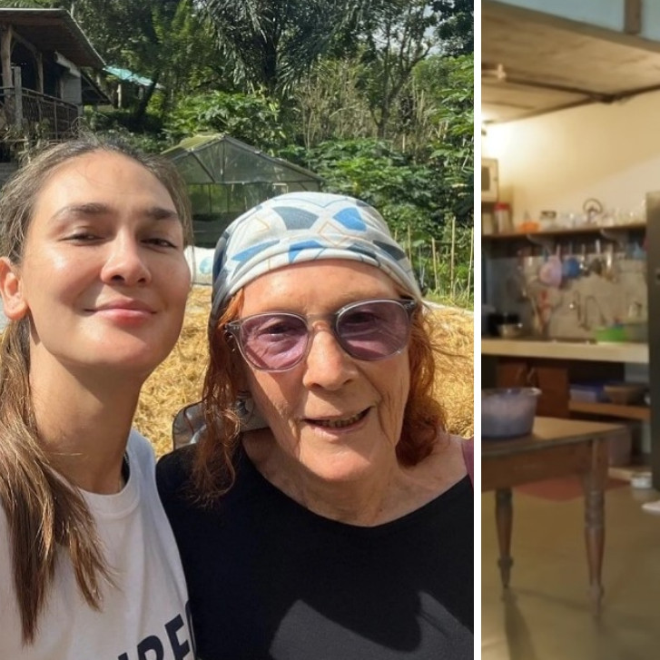 Hidup sederhana di Bali, 9 potret dapur ibunda Luna Maya ini meski tanpa kitchen set penataannya rapi