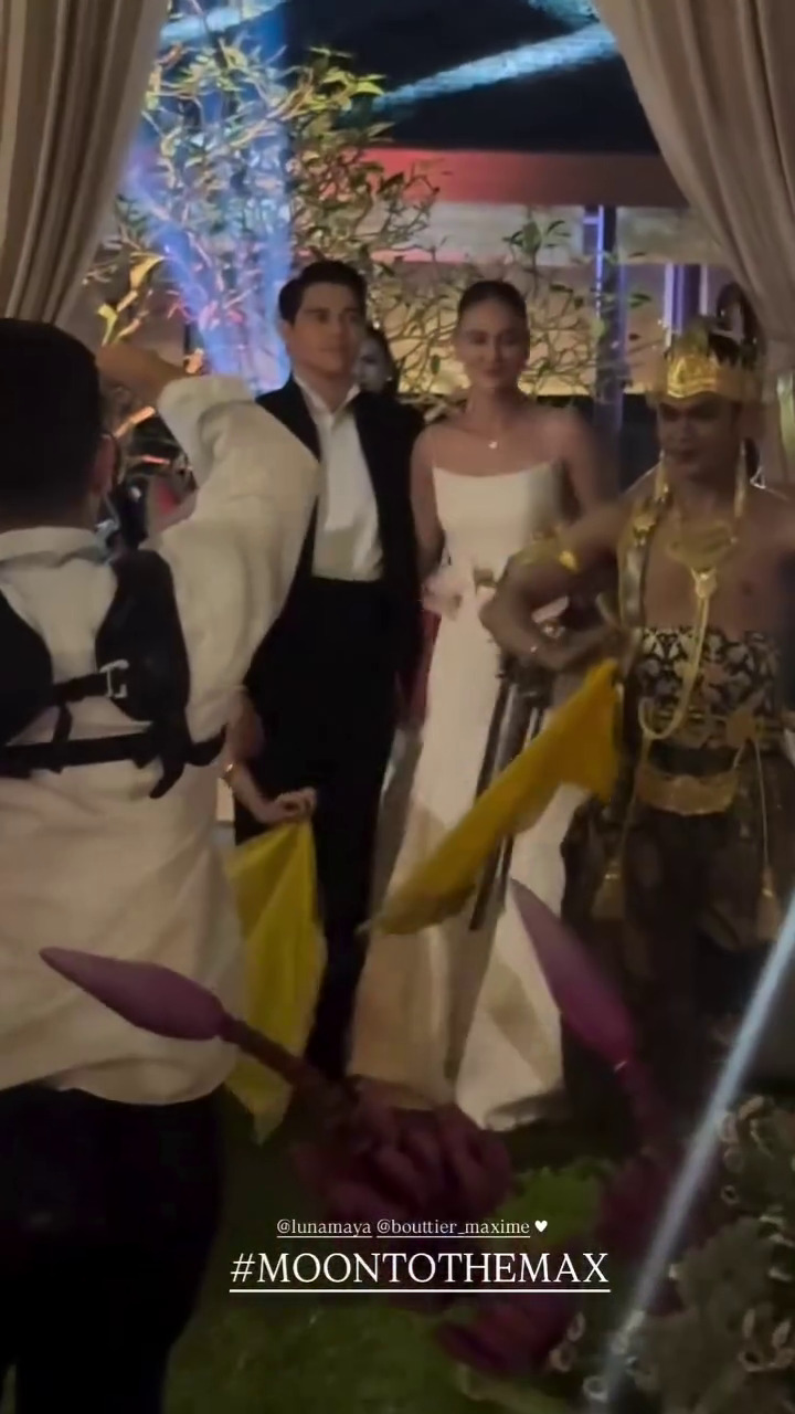 Sahabat spill resepsi pernikahan Luna Maya dan Maxime Bouttier, ini 9 potretnya
