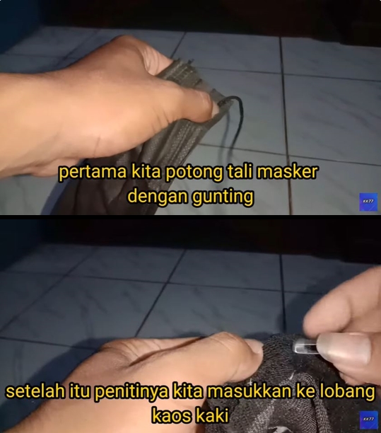 Sekarang ada triknya, ini cara atasi karet kaos kaki melar cuma pakai tambahan 1 barang bekas