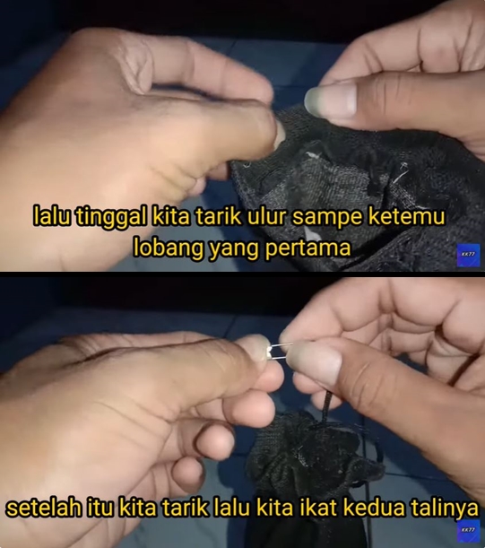 Sekarang ada triknya, ini cara atasi karet kaos kaki melar cuma pakai tambahan 1 barang bekas