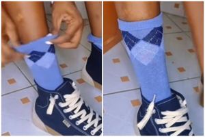 Sekarang ada triknya, ini cara atasi karet kaos kaki melar cuma pakai tambahan 1 barang bekas