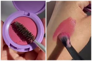 Lebih pigmented, begini cara mengubah blush on powder jadi liquid cuma pakai tambahan 1 produk makeup