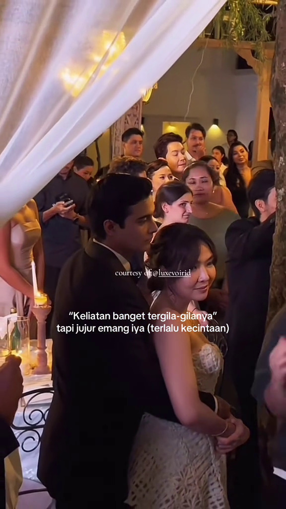 9 Momen mesra Gisella Anastasia dan Cinta Brian saat hadiri resepsi Luna Maya dan Maxime, go public?